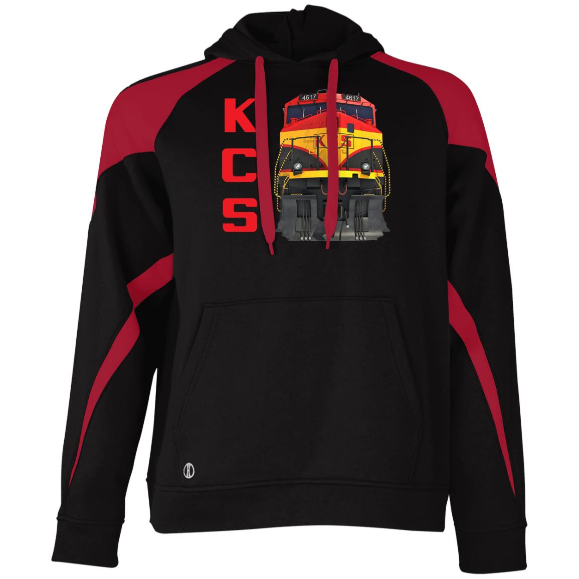 KCS Locomotive Athletic Colorblock Fleece Hoodie - Broken Knuckle Apparel