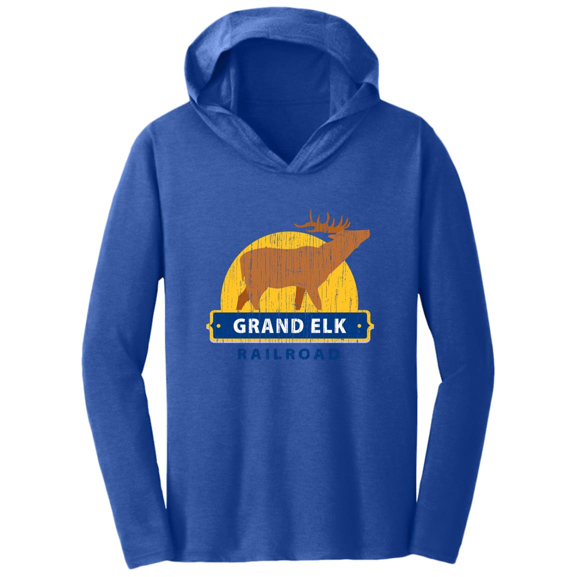 Grand Elk Triblend T-Shirt Hoodie - Broken Knuckle Apparel