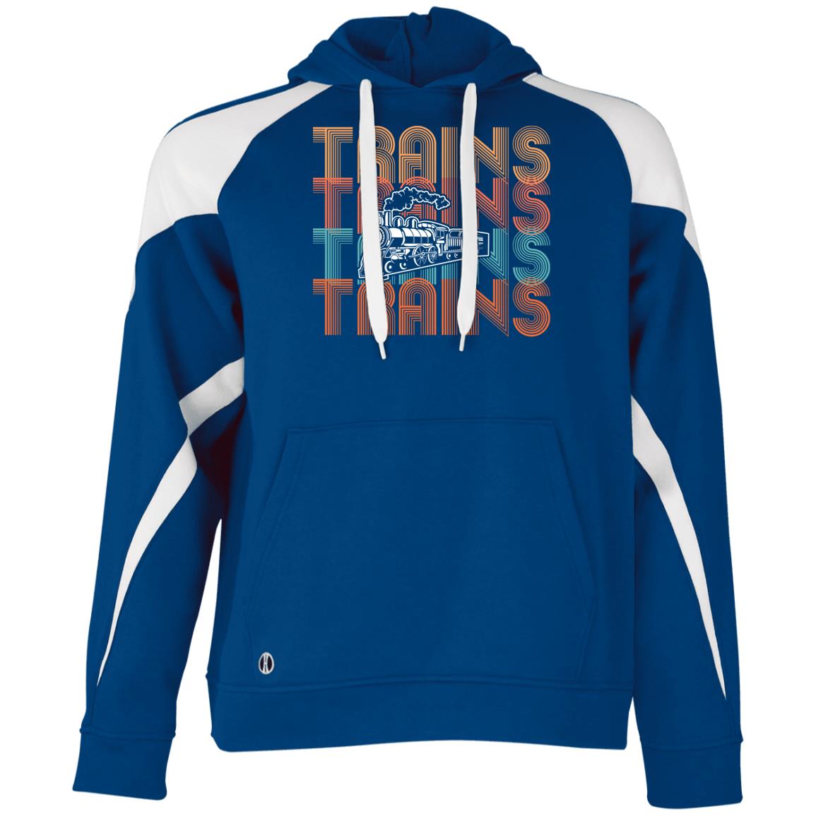 Trains Athletic Colorblock Fleece Hoodie - Broken Knuckle Apparel