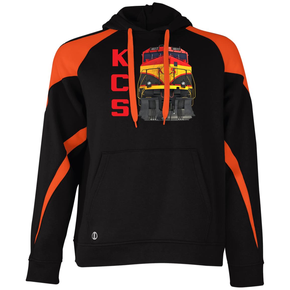 KCS Locomotive Athletic Colorblock Fleece Hoodie - Broken Knuckle Apparel