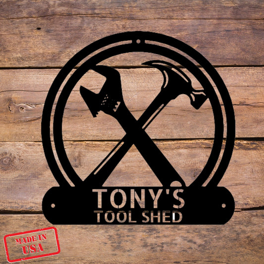 Crafty Monogram - Personalized Steel Sign - Broken Knuckle Apparel