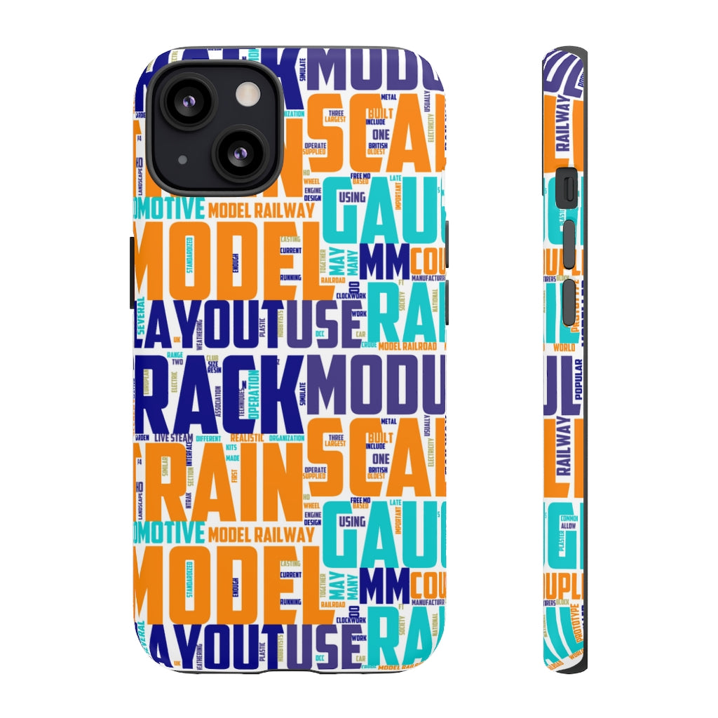 Model Train Enthusiast Tough Phone Cases - Broken Knuckle Apparel