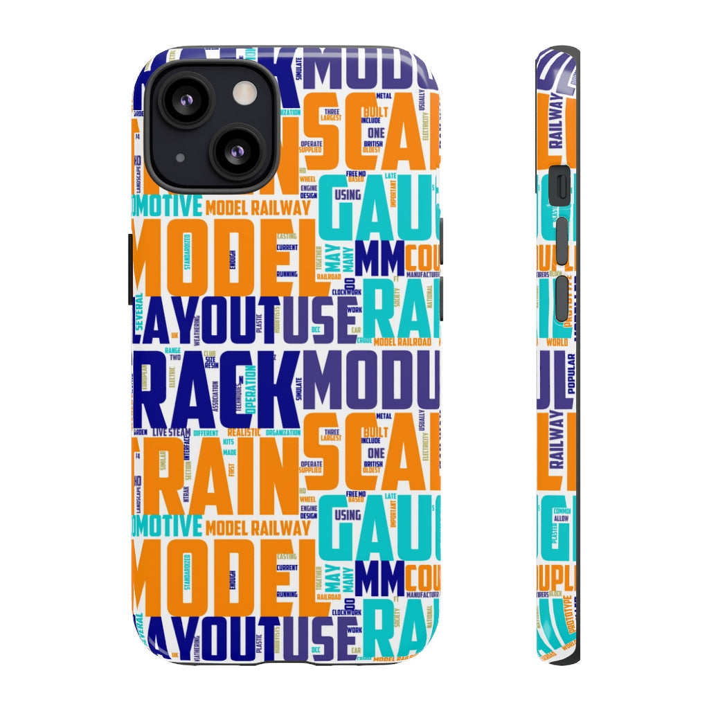 Model Train Enthusiast Tough Phone Cases - Broken Knuckle Apparel