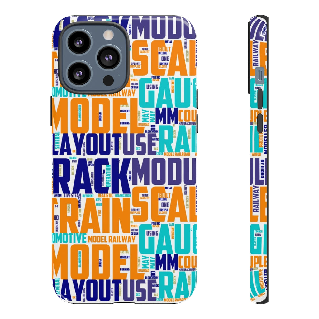 Model Train Enthusiast Tough Phone Cases - Broken Knuckle Apparel
