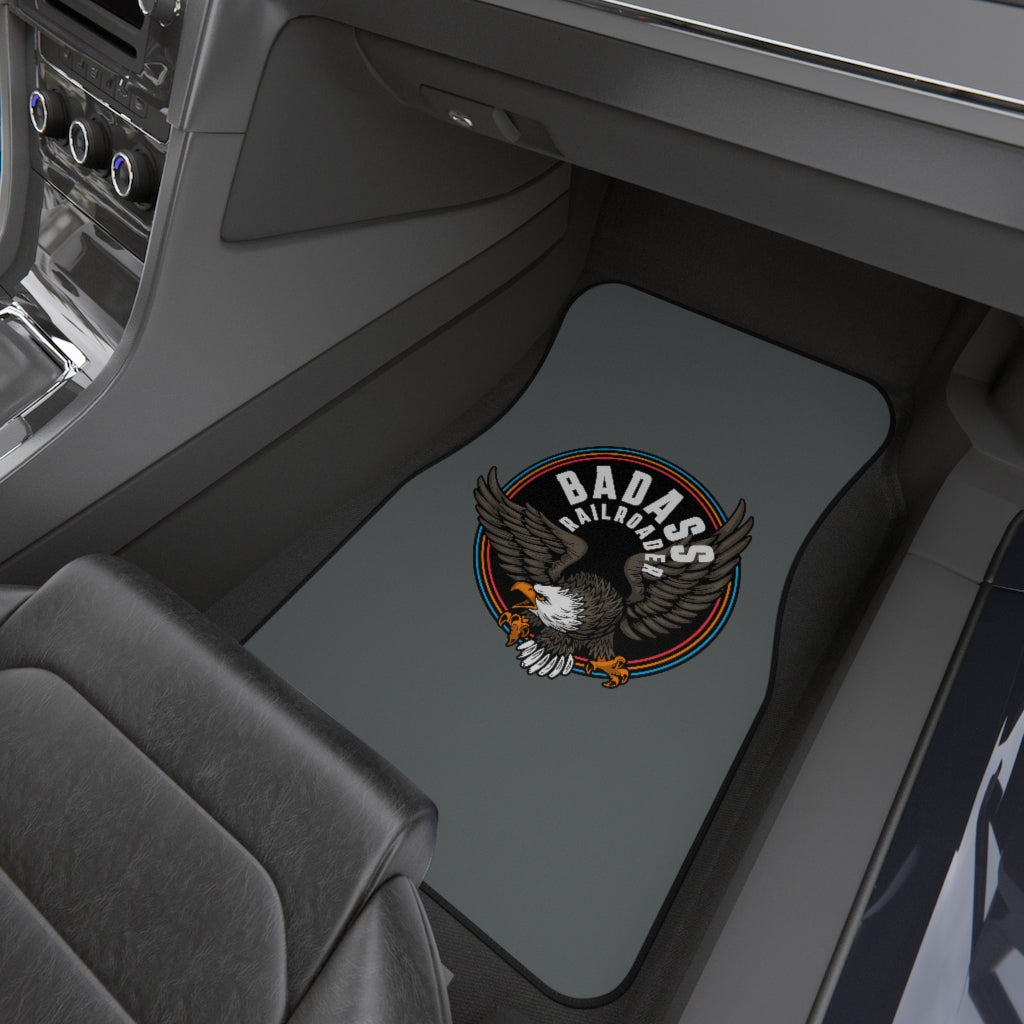 Badass Railroader Car Mats (Set of 4) - Broken Knuckle Apparel