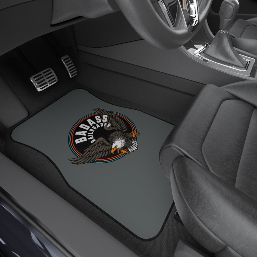 Badass Railroader Car Mats (Set of 4) - Broken Knuckle Apparel