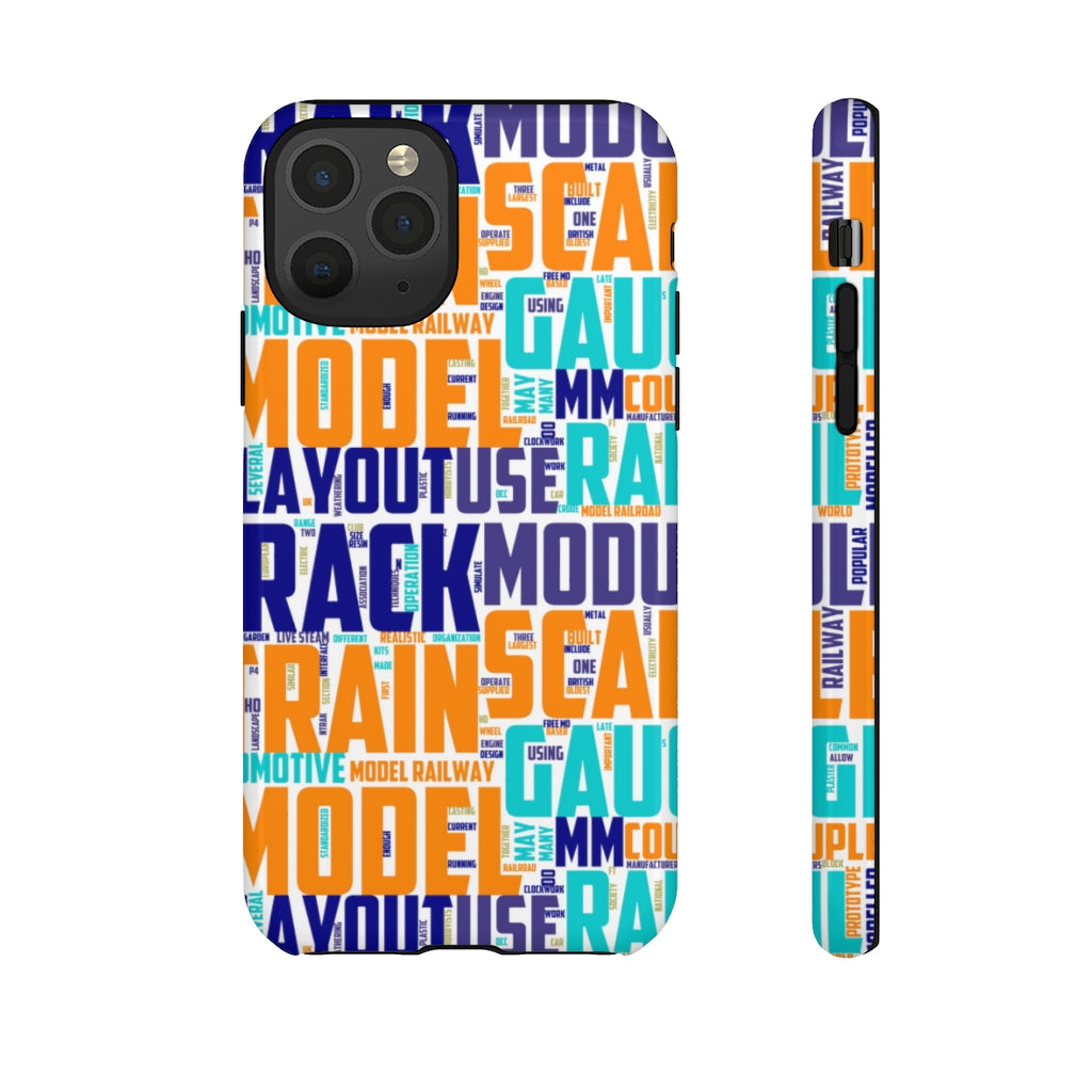 Model Train Enthusiast Tough Phone Cases - Broken Knuckle Apparel