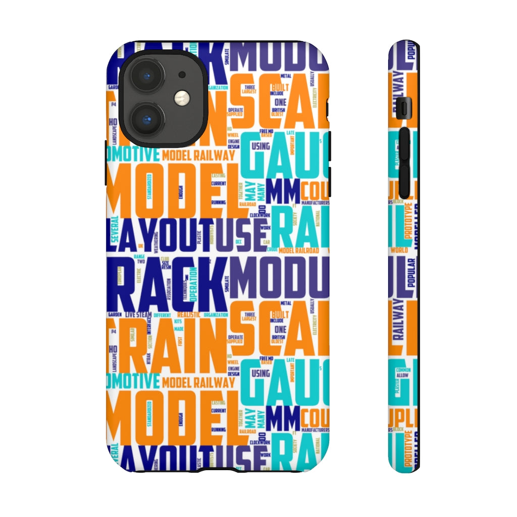 Model Train Enthusiast Tough Phone Cases - Broken Knuckle Apparel