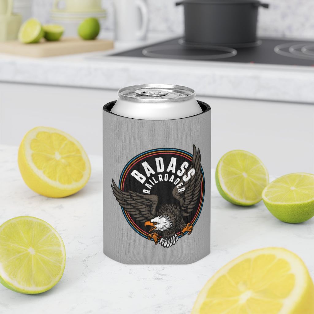 Badass Railroader Can Cooler - Broken Knuckle Apparel