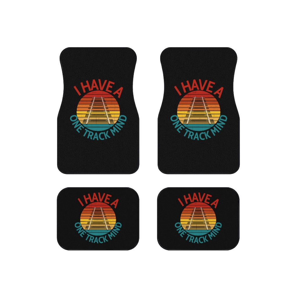 One Track Mind Car Mats (Set of 4) - Broken Knuckle Apparel