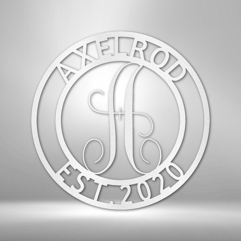 Family Name - Personalized Steel Sign - Broken Knuckle Apparel