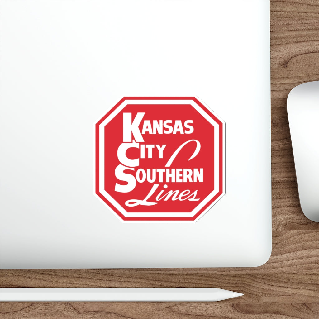 Kansas City Southern Lines Bubble-free stickers - Broken Knuckle Apparel