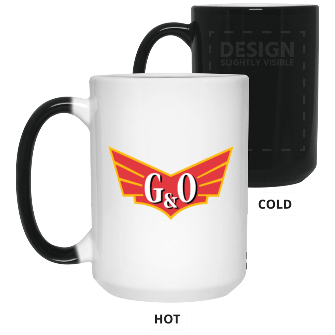 Gulf & Ohio Railway 15 oz. Color Changing Mug - Broken Knuckle Apparel