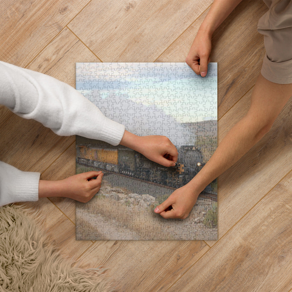 UP Big Boy 4014 Jigsaw puzzle - Broken Knuckle Apparel