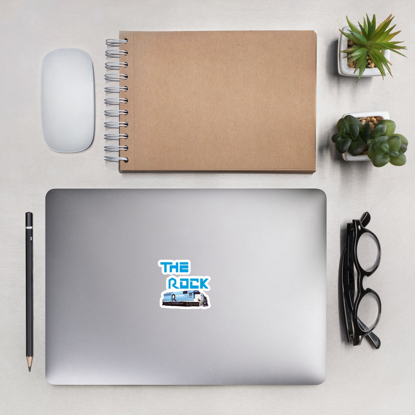 The Rock Bubble-free stickers - Broken Knuckle Apparel
