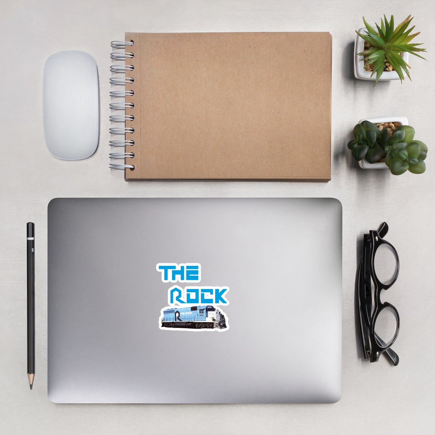 The Rock Bubble-free stickers - Broken Knuckle Apparel