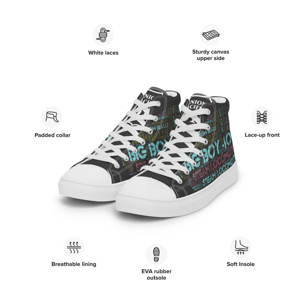 UP Big Boy 4014 Men’s high top canvas shoes - Broken Knuckle Apparel