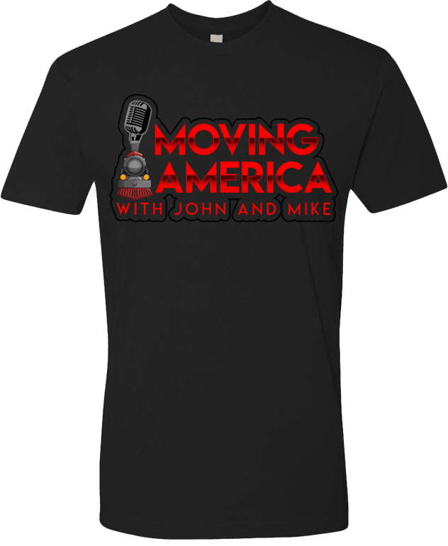 Moving America Podcast Official T-Shirt - Broken Knuckle Apparel
