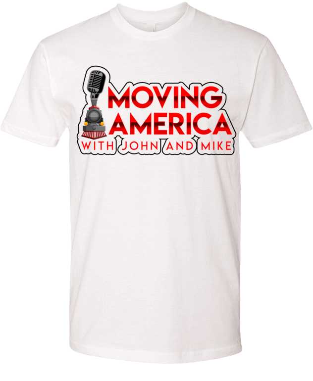 Moving America Podcast Official T-Shirt - Broken Knuckle Apparel