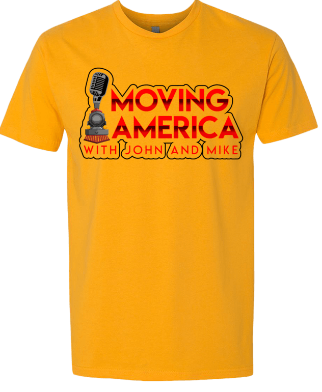 Moving America Podcast Official T-Shirt - Broken Knuckle Apparel