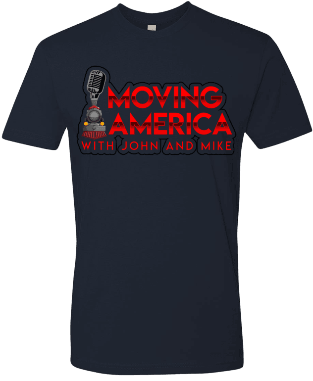 Moving America Podcast Official T-Shirt - Broken Knuckle Apparel