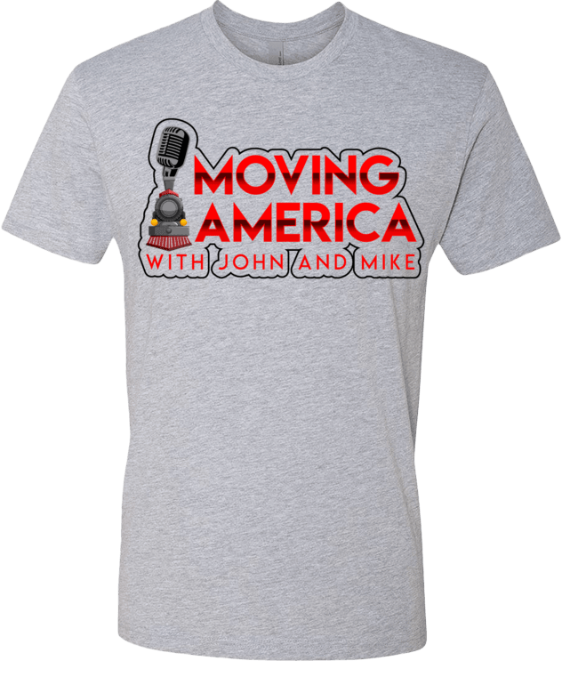 Moving America Podcast Official T-Shirt - Broken Knuckle Apparel