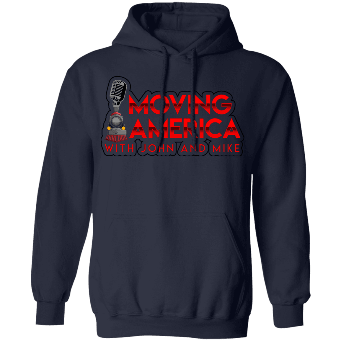 Moving America Podcast Pullover Hoodie - Broken Knuckle Apparel