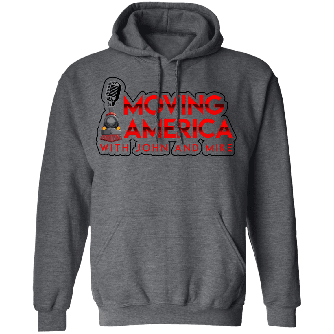 Moving America Podcast Pullover Hoodie - Broken Knuckle Apparel