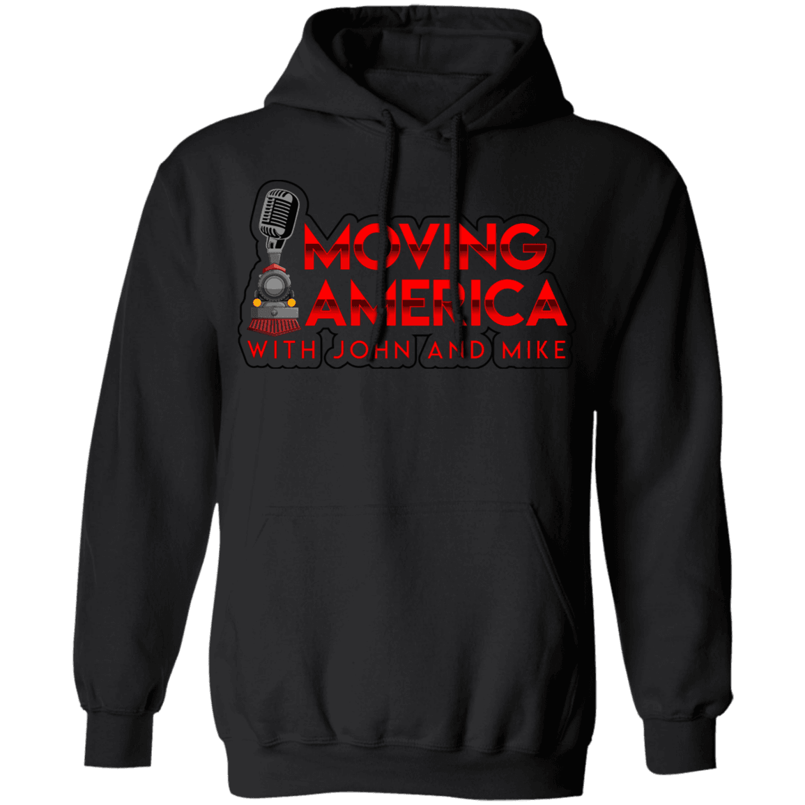 Moving America Podcast Pullover Hoodie - Broken Knuckle Apparel