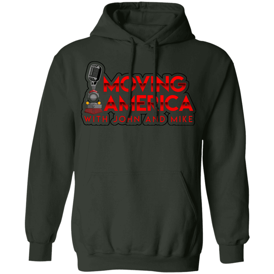 Moving America Podcast Pullover Hoodie - Broken Knuckle Apparel