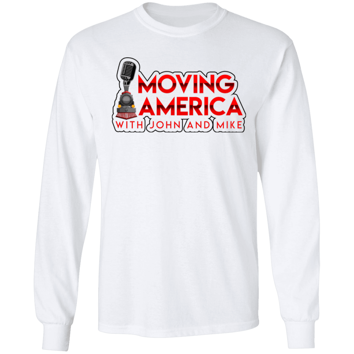 Moving America Podcast Ultra Cotton T-Shirt - Broken Knuckle Apparel