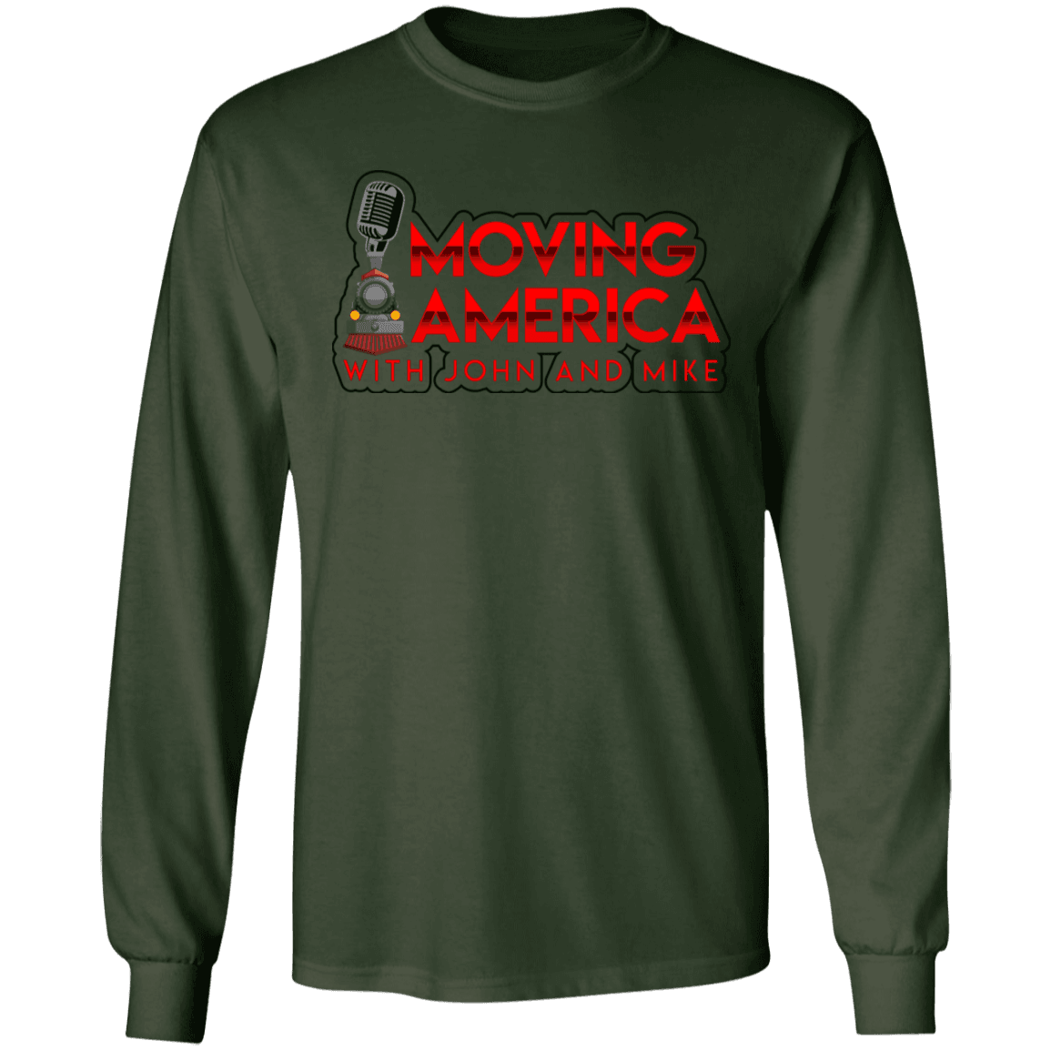 Moving America Podcast Ultra Cotton T-Shirt - Broken Knuckle Apparel
