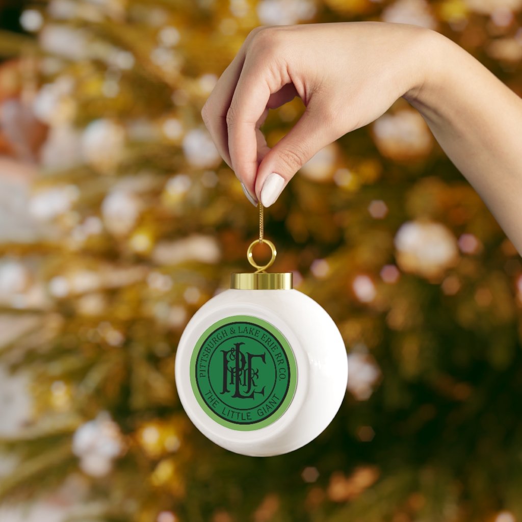 Pittsburgh & Lake Erie Railroad Christmas Ball Ornament - Broken Knuckle Apparel