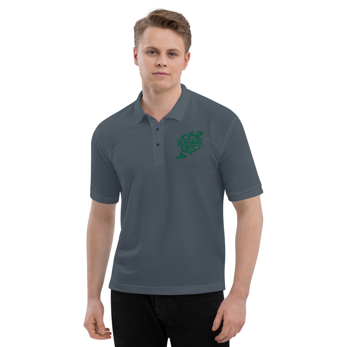 RBM&N Men's Premium Polo - Broken Knuckle Apparel
