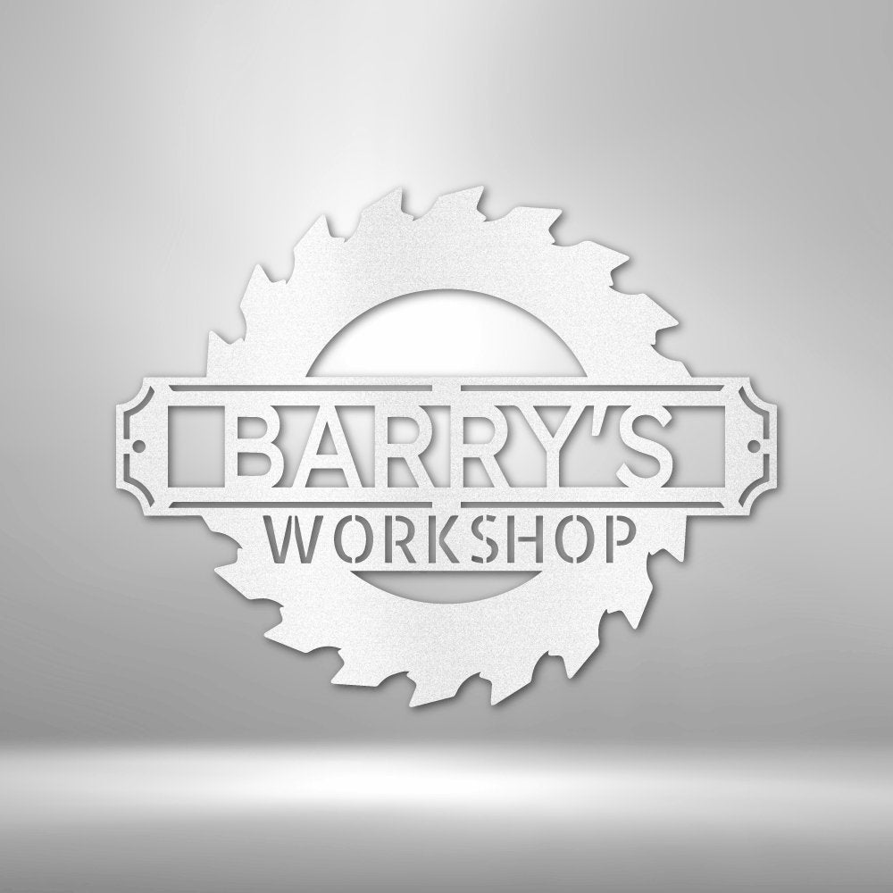 Sawmill Monogram - Personalized Steel Sign - Broken Knuckle Apparel