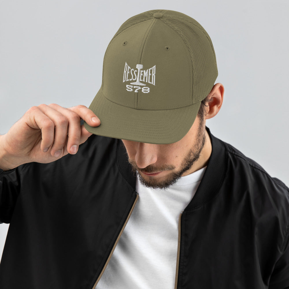 Bessemer and Lake Erie Railroad Trucker Cap - Broken Knuckle Apparel