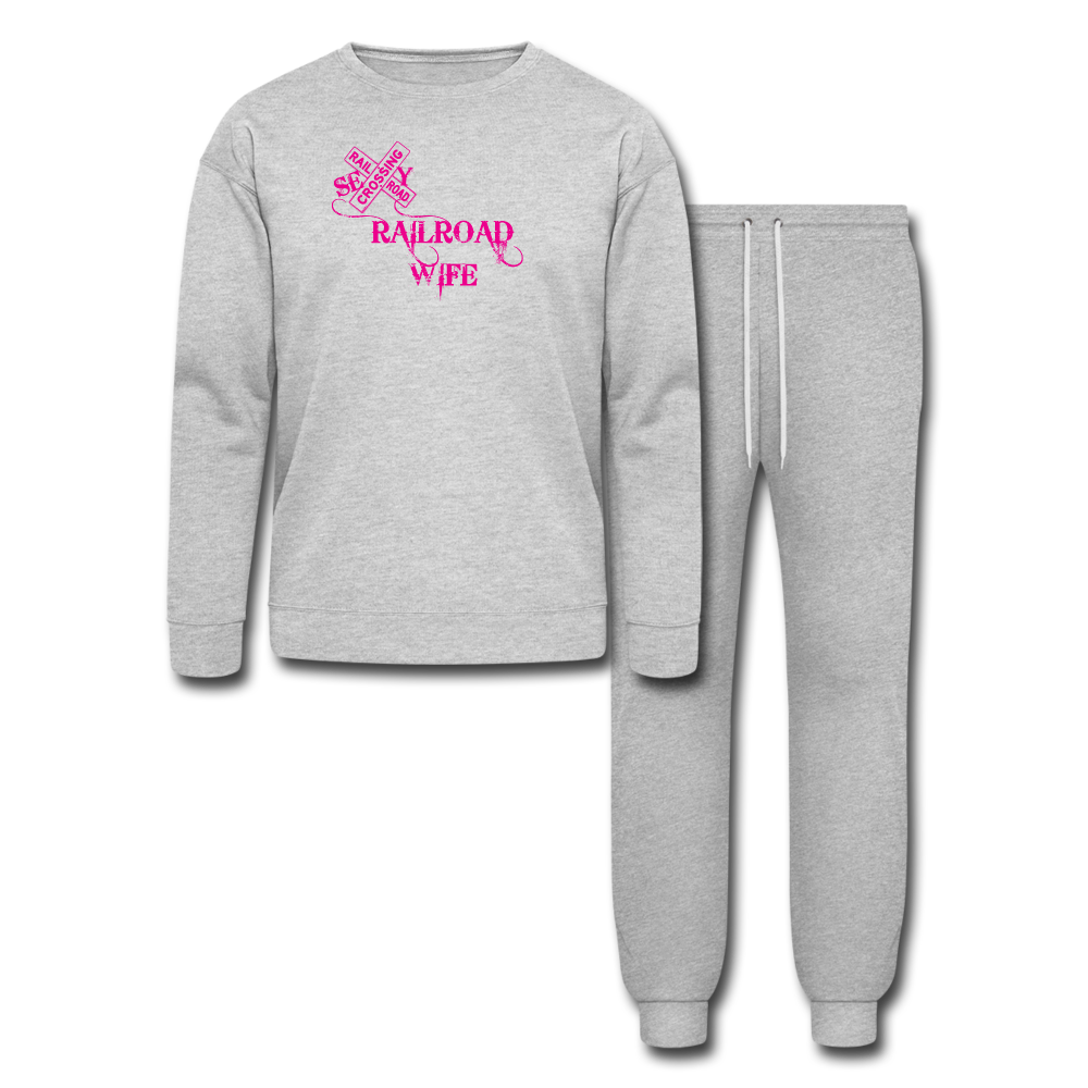 Sexy Railroad Wife Lounge Wear Set by Bella + Canvas - Broken Knuckle Apparel