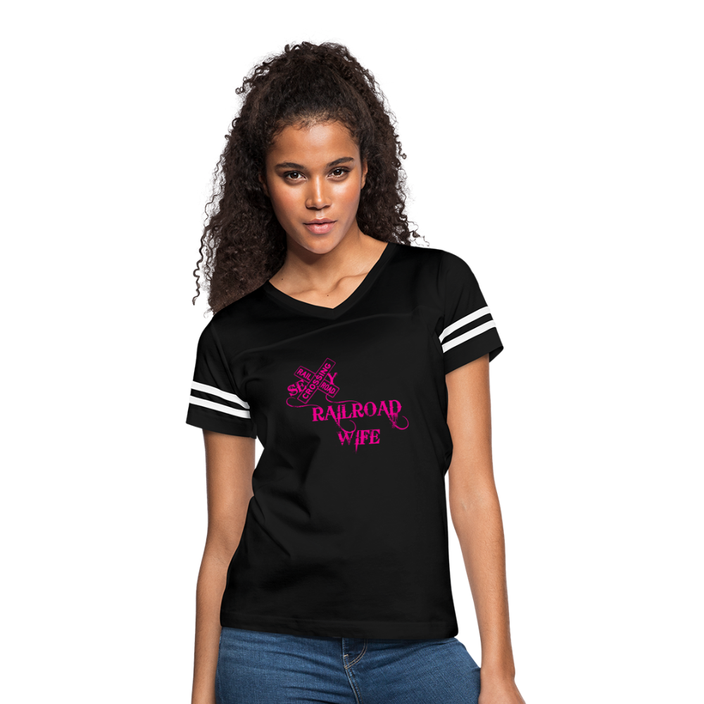 Sexy Railroad Wife Women’s Vintage Sport T-Shirt - Broken Knuckle Apparel