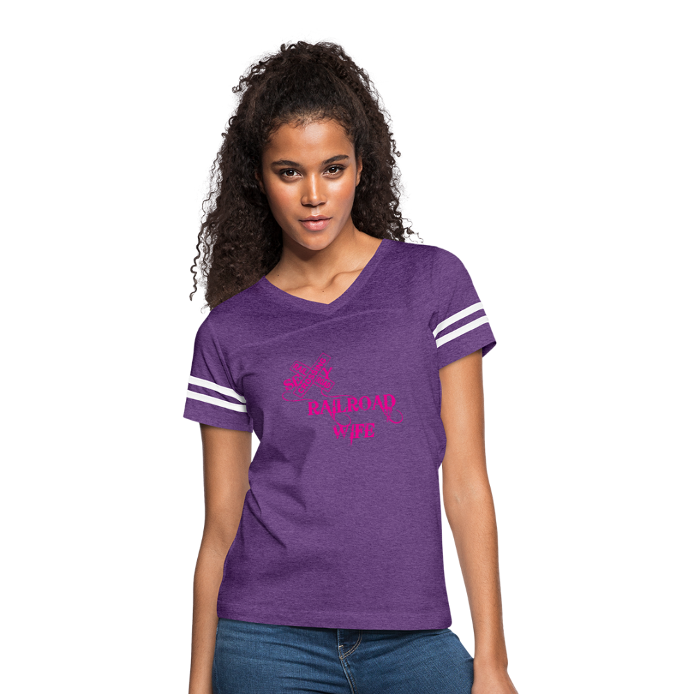 Sexy Railroad Wife Women’s Vintage Sport T-Shirt - Broken Knuckle Apparel