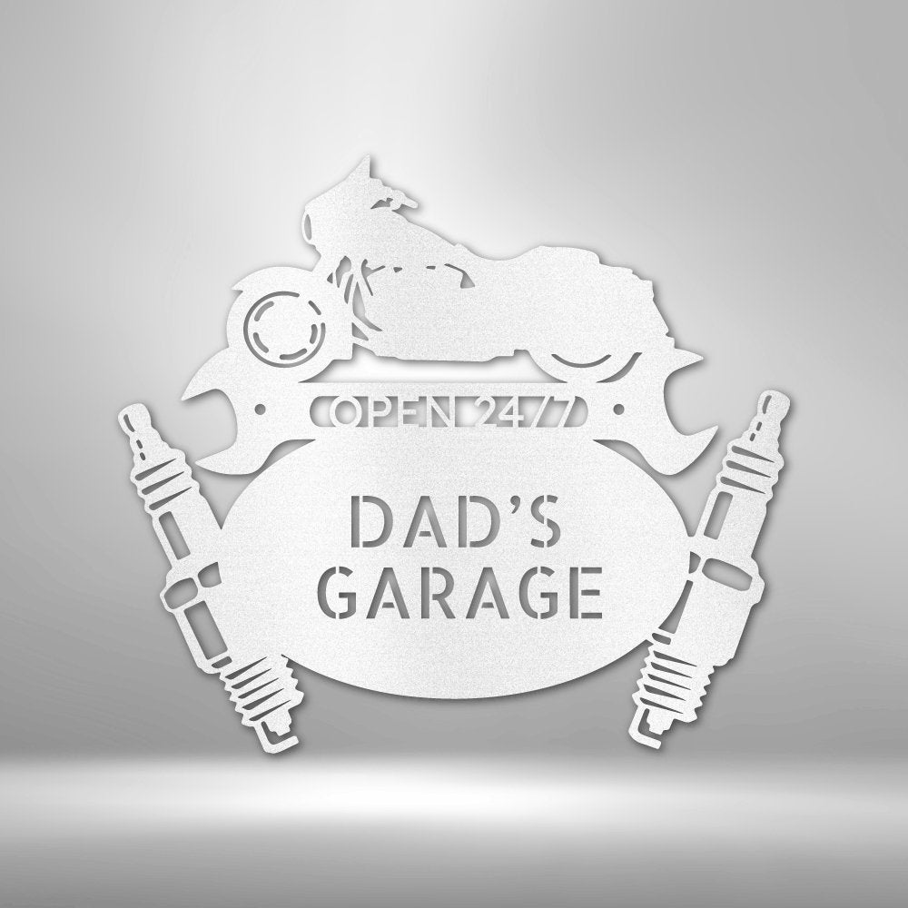 Street Glide Mechanic Monogram -Custom Metal Sign - Broken Knuckle Apparel