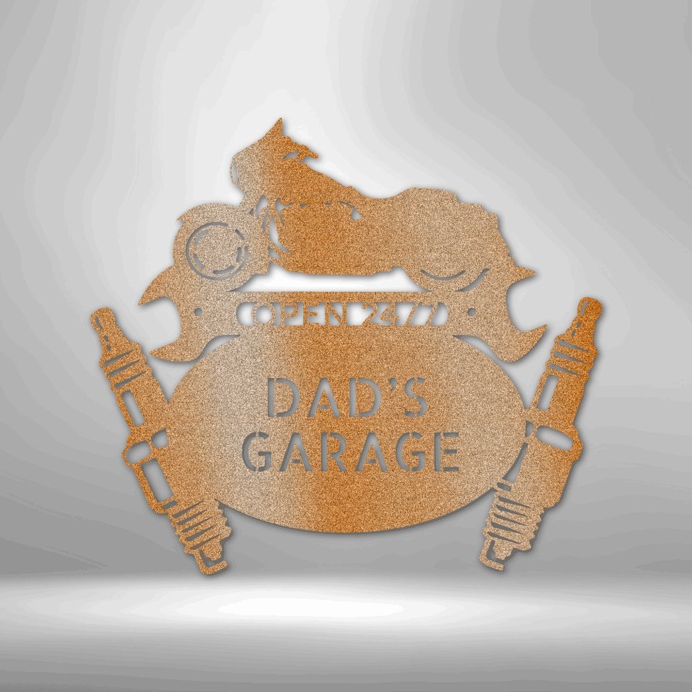 Street Glide Mechanic Monogram -Custom Metal Sign - Broken Knuckle Apparel
