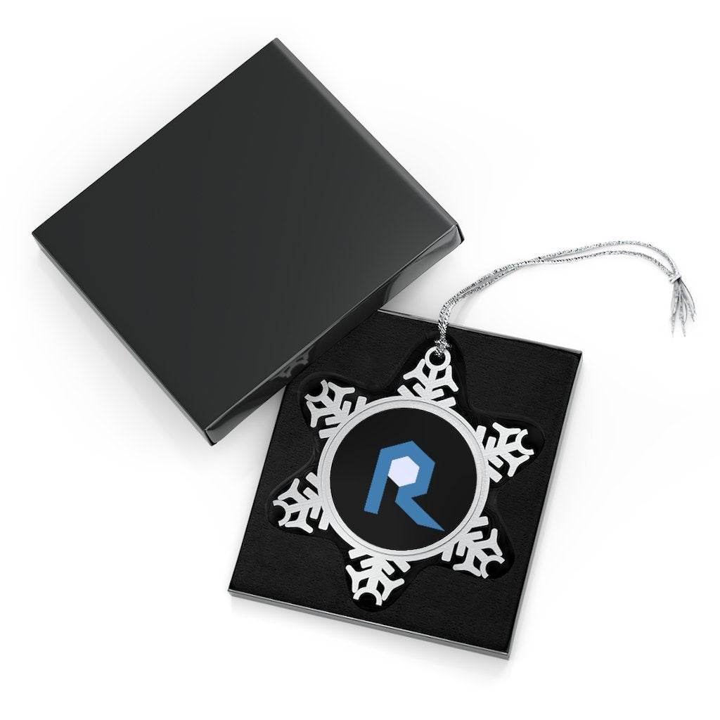 The Rock Route Pewter Snowflake Ornament - Broken Knuckle Apparel