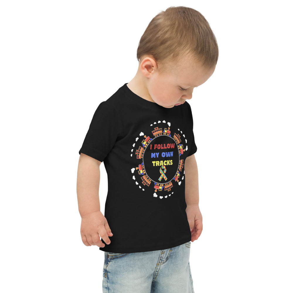 I Follow My Own Tracks Toddler jersey t-shirt - Broken Knuckle Apparel