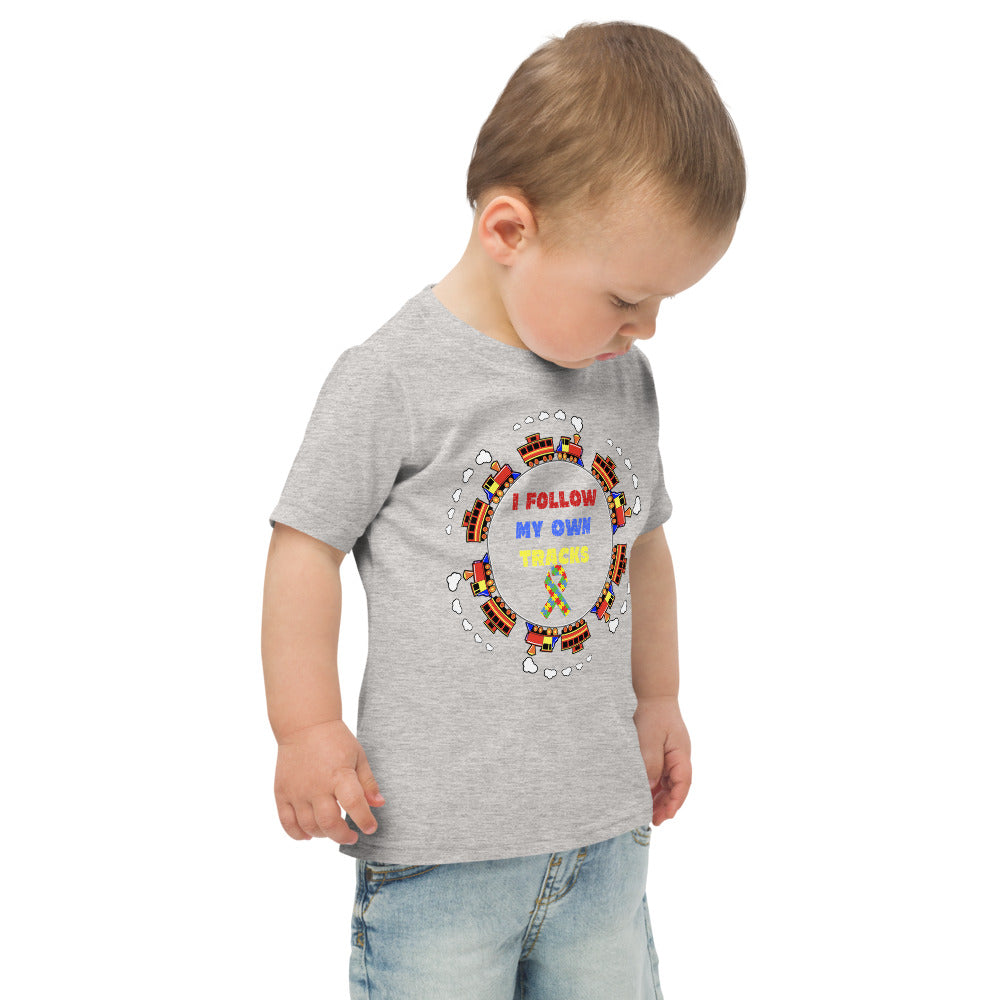 I Follow My Own Tracks Toddler jersey t-shirt - Broken Knuckle Apparel