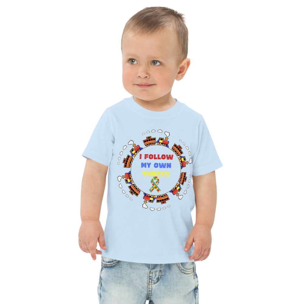 I Follow My Own Tracks Toddler jersey t-shirt - Broken Knuckle Apparel