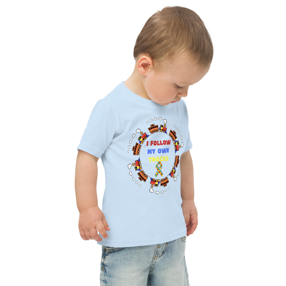 I Follow My Own Tracks Toddler jersey t-shirt - Broken Knuckle Apparel