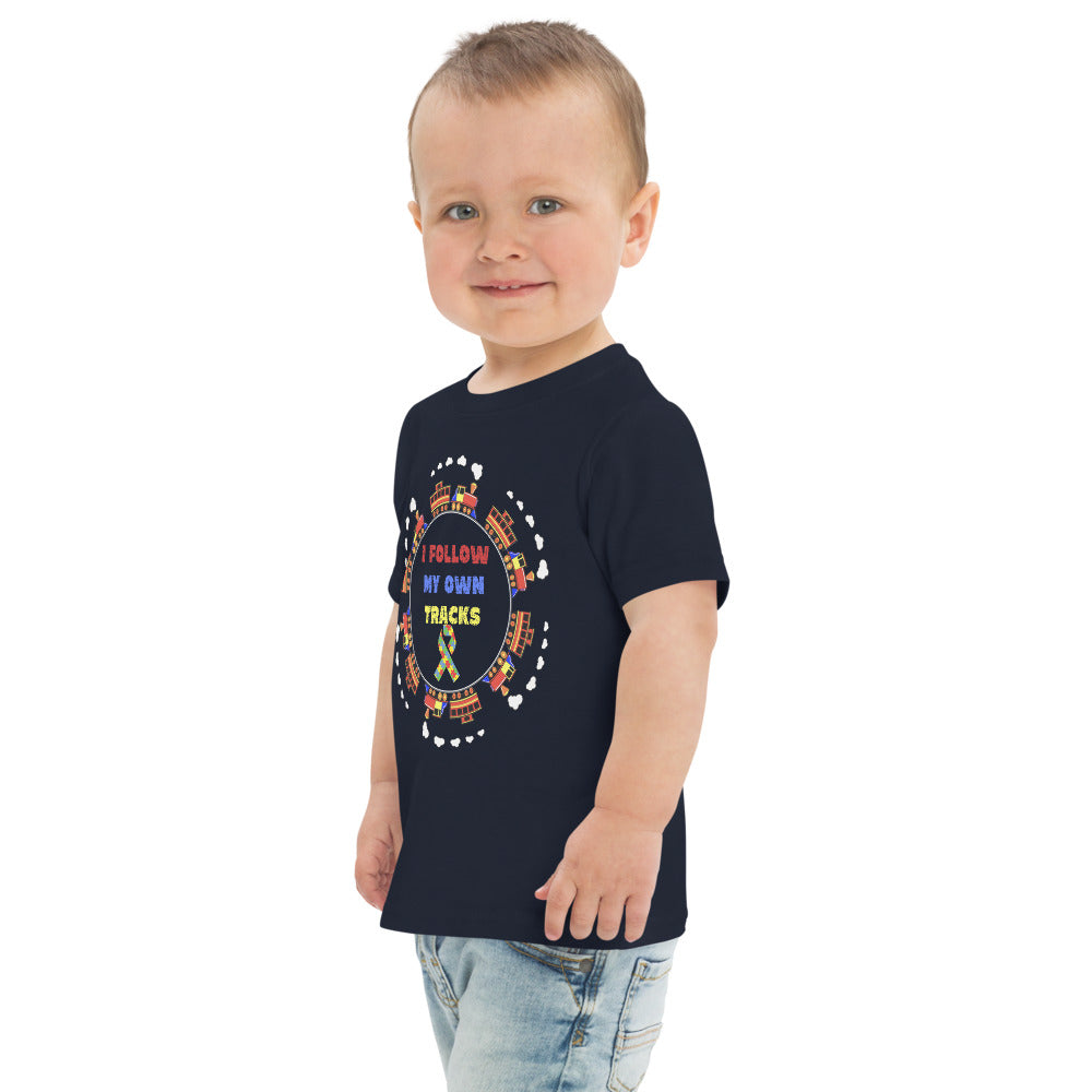 I Follow My Own Tracks Toddler jersey t-shirt - Broken Knuckle Apparel