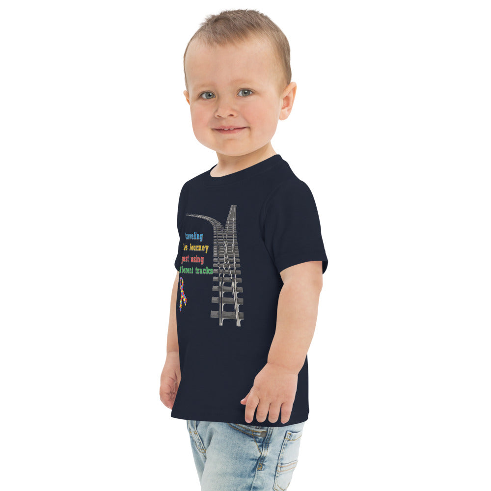 Traveling Life's Journey Toddler jersey t-shirt - Broken Knuckle Apparel
