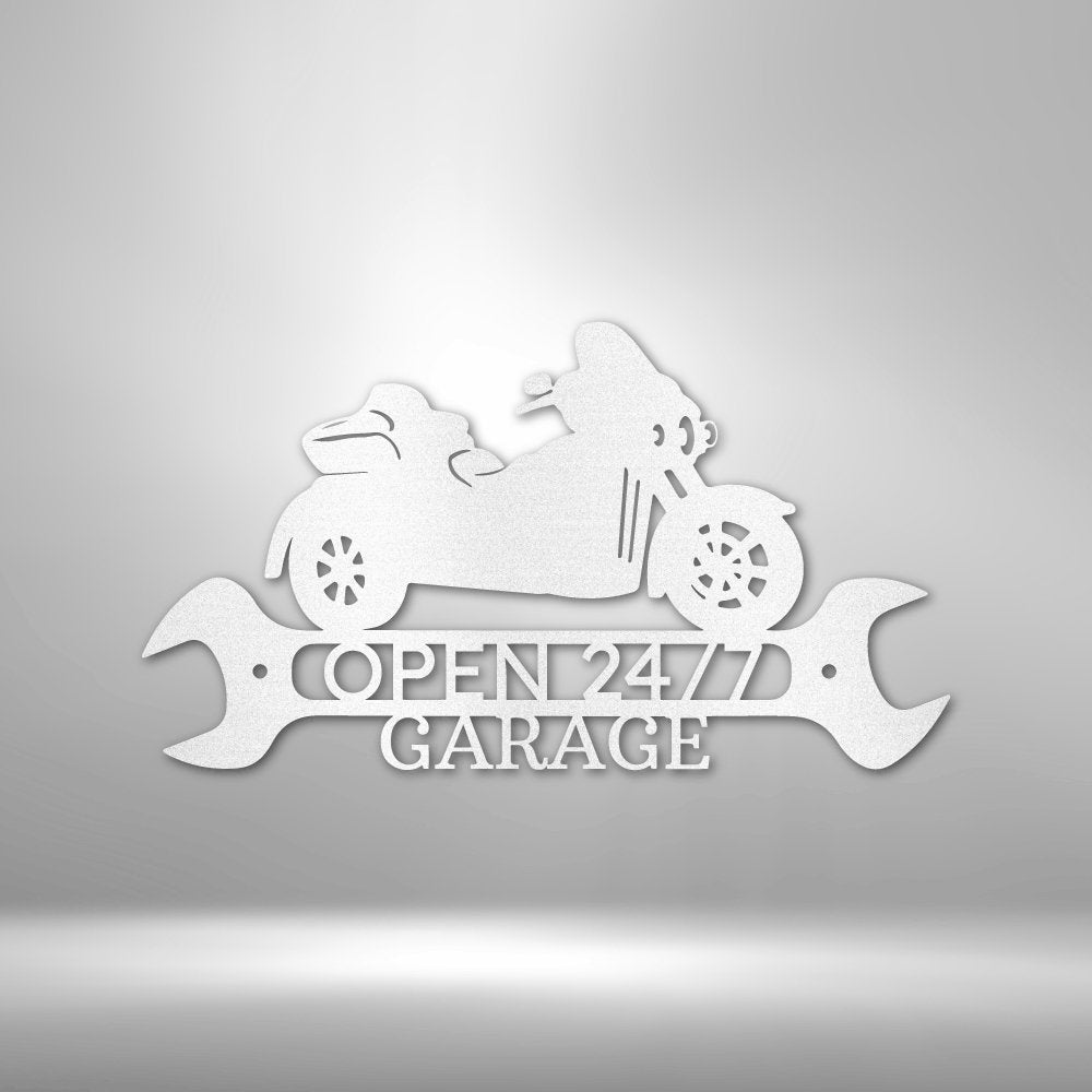 Trike Shop Monogram - Personalized Steel Sign - Broken Knuckle Apparel