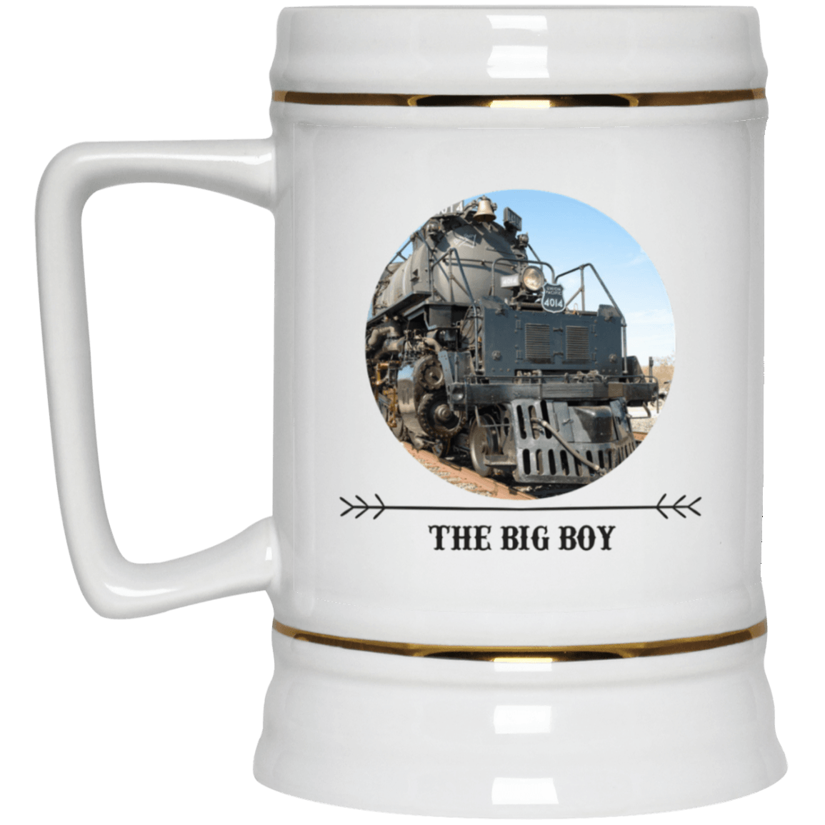Union Pacific Big Boy 4014 22 oz. Beer Stein - Broken Knuckle Apparel